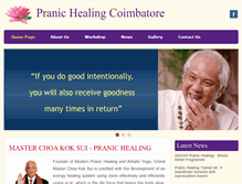 Tablet Screenshot of pranichealingcoimbatore.com